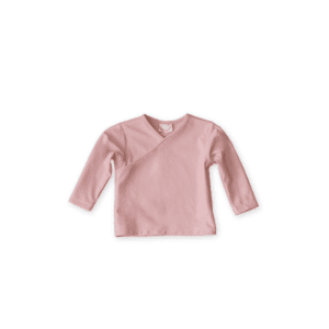 Pink long-sleeve Ada Rash Shirt - Rose Colour isolated on a white background.