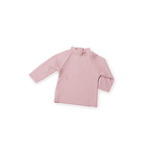 Nella Rash Shirt - Rose Colour isolated on a white background.