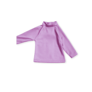 Nella Rash Shirt - Grape with long sleeves.